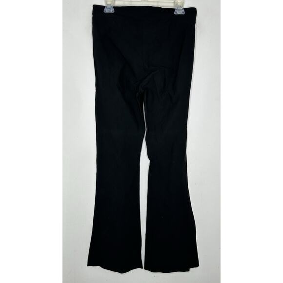 AVENUE MONTAIGNE Black Signature Crepe Modal BELLINI Flared Trousers Size 10 - Picture 6 of 6